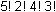 5 factorial 2 factorial 4 factorial 3 factorial